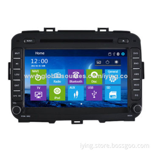 Kia carens 2013 car audio with window 8 UI GPS Bluetooth/Phonebook/iPod steering wheel control